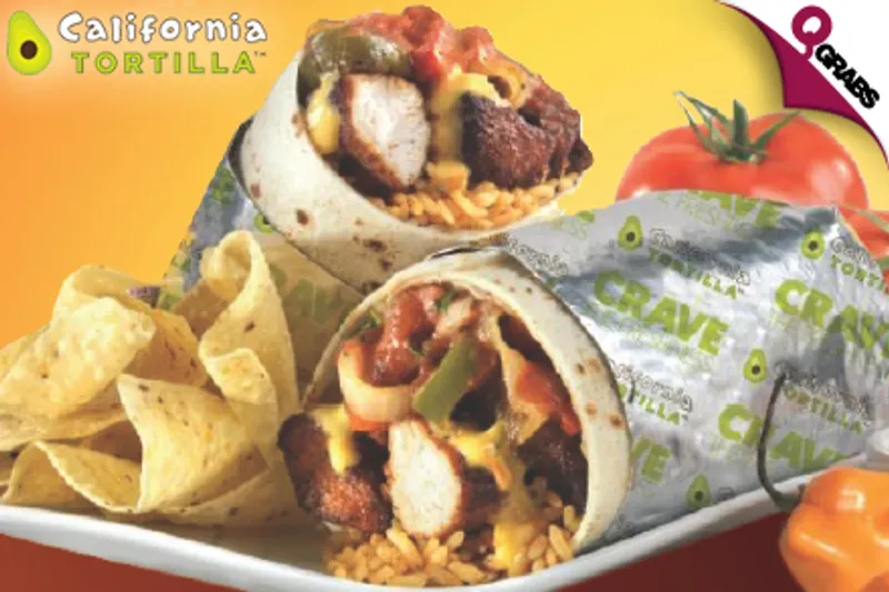 For QR25 Indulge with Your Choice of Food & Drinks at California Tortilla! (QR50 Value)